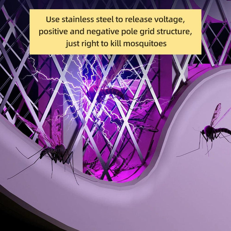 Mosquito Killer - Raquete elétrica, com lâmpada carregável por USB para mosquitos e moscas - TadShop