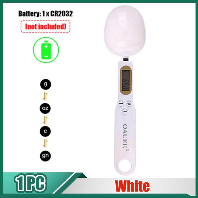 Weight Measuring Spoon LCD Electronic Kitchen Scale 500g 0.1g Measuring Food Spoon Scale Mini Kitchen Tool for Milk Coffee Scale - TadShop