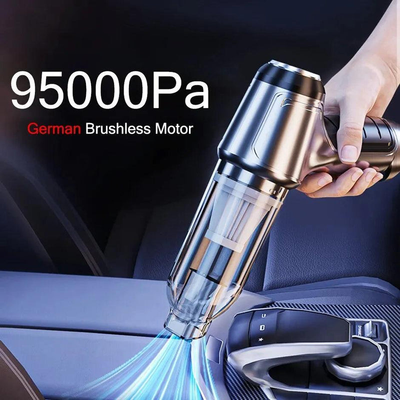 2023 95000Pa Wireless Hand-Held Vehicle Vacuum Handheld Mini Portable Robot Cleaner For Car Home Desktop Keyboard Cleaning - TadShop